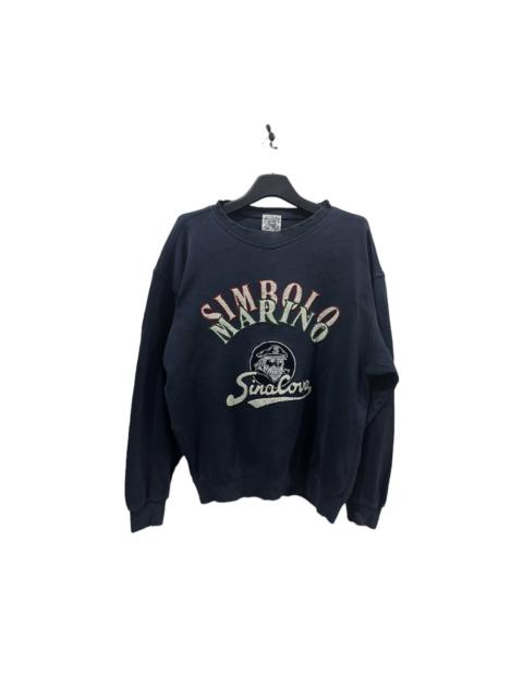 Other Designers Japanese Brand - VTG Distress LUPO DI MARE Sina Cova Faded Sweatshirts