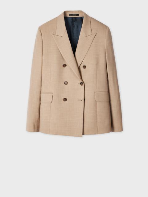 Paul Smith Women's A Suit To Travel In - Stone Wool Double Breasted Blazer
