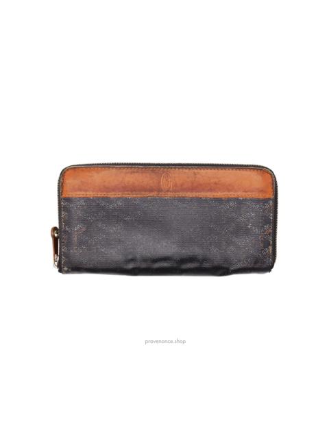 Goyard Goyard Matignon Long Wallet - Black/Tan