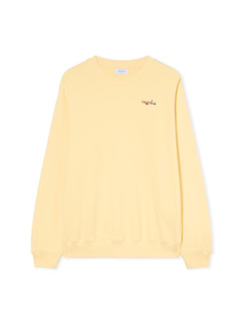 Off-White Arrow Glass Flower Crewneck Logo Sweatshirt
