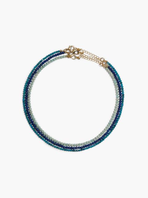 Jennifer Behr Set of three gold-tone bead necklaces