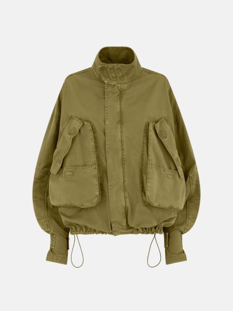 THE ATTICO MILITARY GREEN BOMBER
