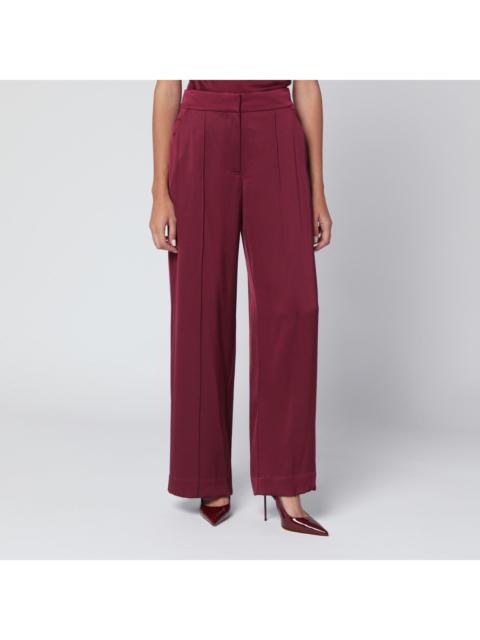 SIMKHAI Simkhai Kyra Trousers In Blueberry Satin Women