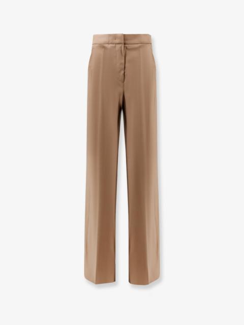 Max Mara Max Mara Women Fernet Virgin Wool Trousers