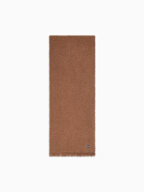 GIORGIO ARMANI GIORGIO ARMANI NEVE SCARF IN CASHMERE AND SILK