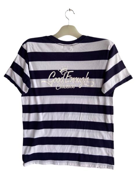Other Designers Goodenough - Goodenough Spellout Stripe shirt
