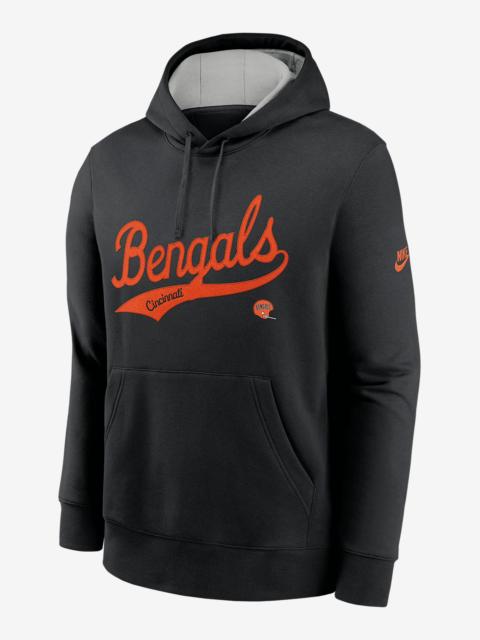Nike Cincinnati Bengals Rewind Club Logo Men's Nike NFL Pullover Hoodie