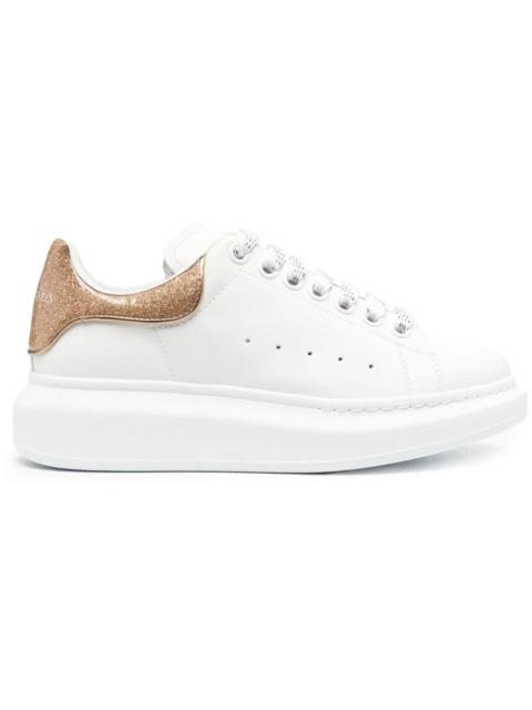 Alexander McQueen Alexander McQueen Oversized White Rose Gold Glitter (Women's)
