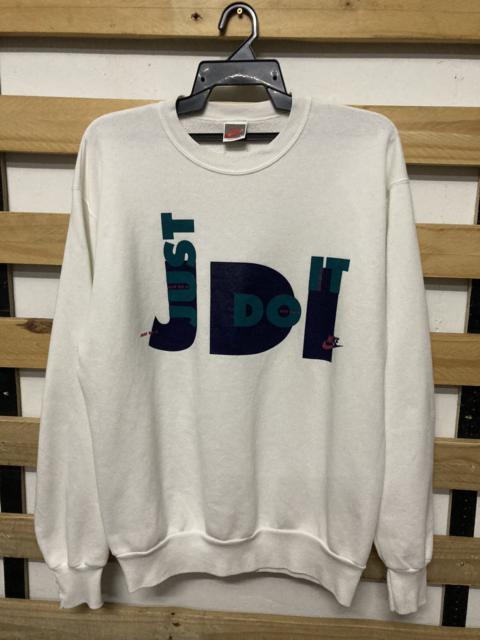 Nike Vintage 90s Nike Grey Tag Just Do It Crewneck Sweatshirt