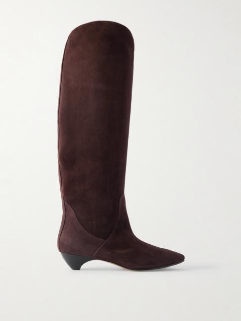 LE MONDE BÉRYL Allegra Suede Riding Boots