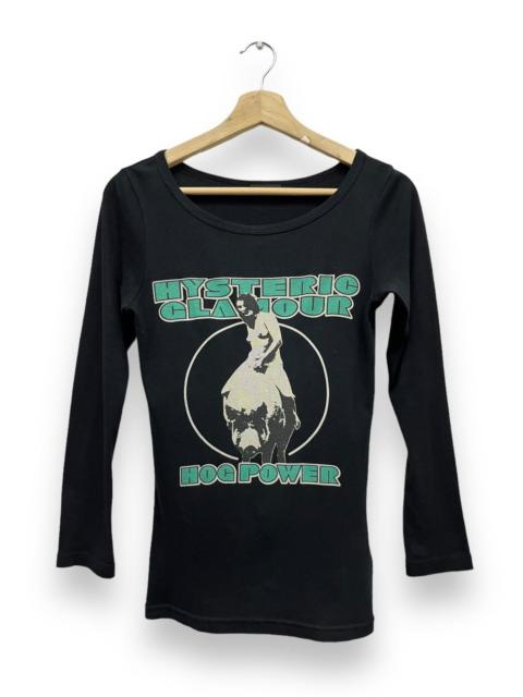 Hysteric Glamour 🔥FYE🔥HYSTERIC GLAMOUR HOG POWER🔥Slim Skinny T-Shirt