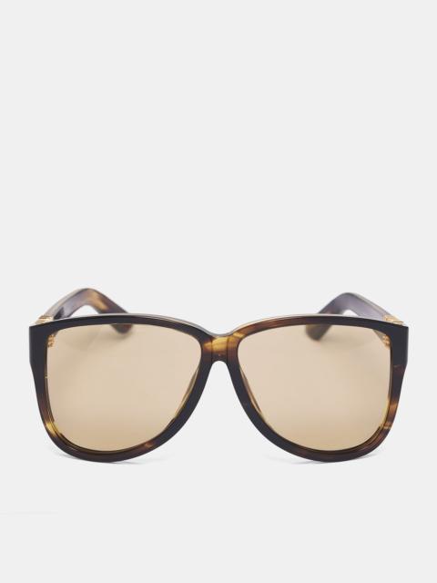 Miu Miu Brown MU-A08S Aviator Sunglasses