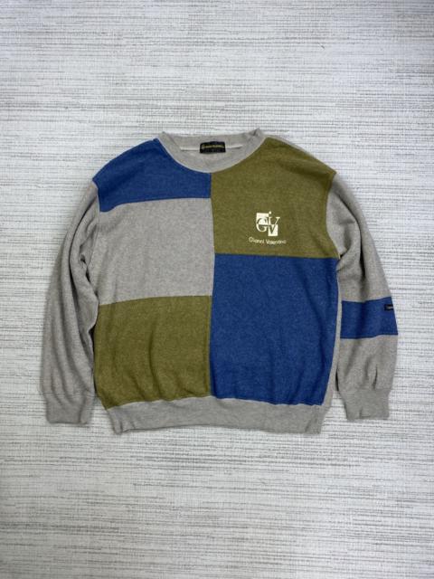Other Designers Designer × Gianni Valentino × Vintage - Vtg 90s Gianni Valentino Nice Colour Block Sweatshirt