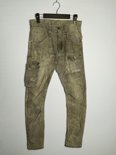 Other Designers Vintage - VINTAGE I'Z FRONTIER CARGO PANTS/FADED/STAIN