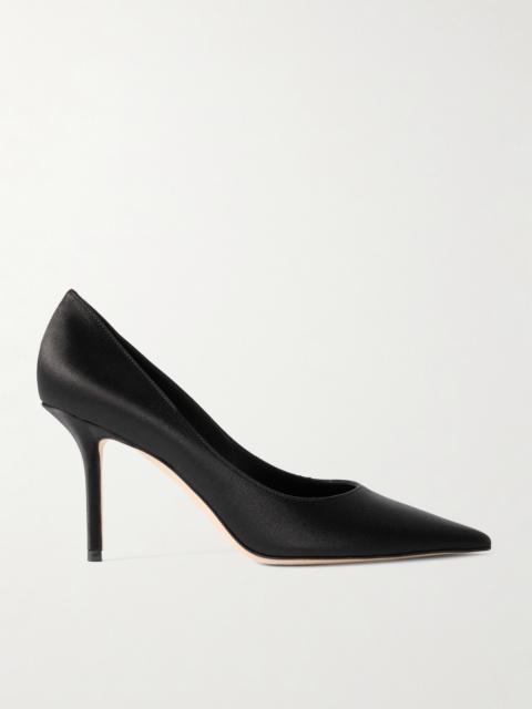 JIMMY CHOO Love 85 Satin Pumps