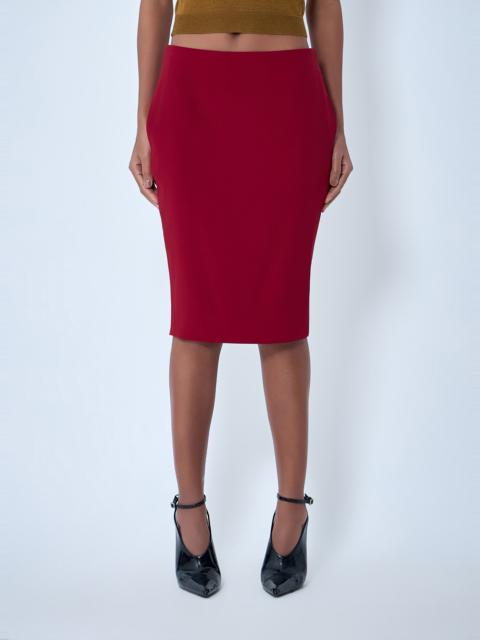 SAINT LAURENT Pencil Skirt In Smooth Weave
