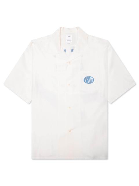 visvim CROSBY S/S SILK SHIRT - WHITE
