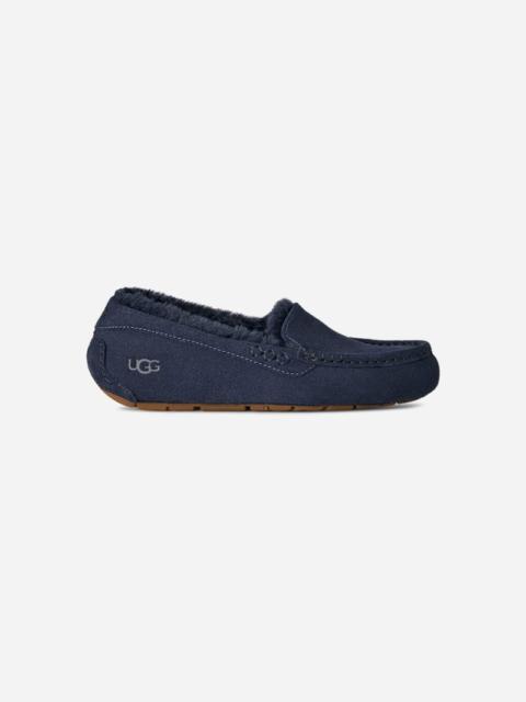 UGG ® Women's Ansley Sheepskin Suede Slipper in Dark Indigo