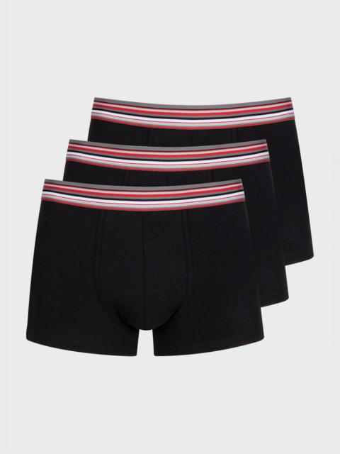 Paul Smith Paul Smith for Manchester United - Black Boxer Briefs Three Pack