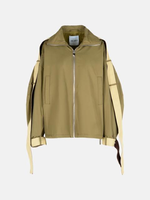 THE ATTICO GREEN COTTON BLEND JACKET