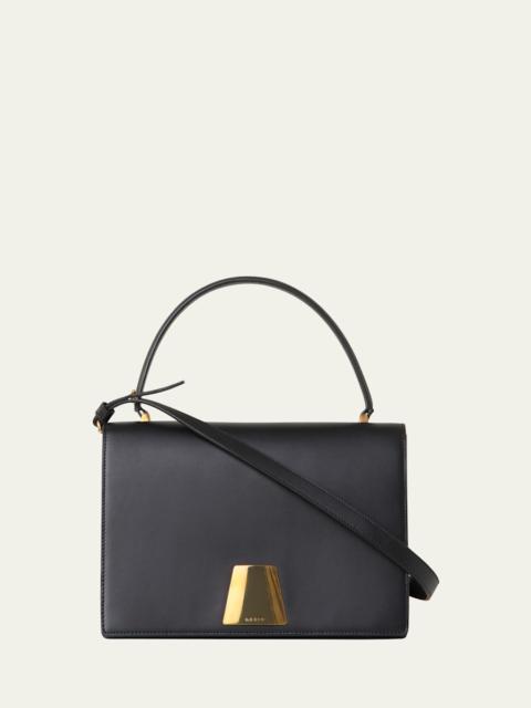 AKRIS Alice Flap Leather Crossbody Bag