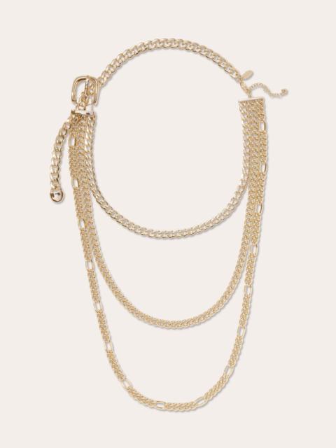 RAMY BROOK Emelia Layered Buckle Necklace