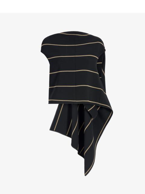Proenza Schouler Sutton Top in Stripe Bi-Stretch Viscose