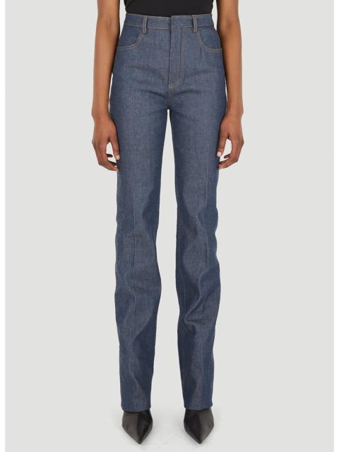 SAINT LAURENT Saint Laurent Women Straight-Leg Denim Jeans