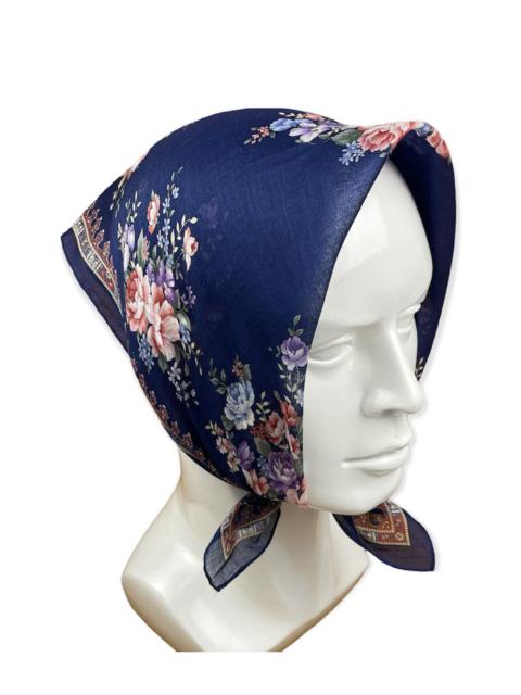 Other Designers Vintage - YVES SAINT LAURENT BANDANA HANDKERCHIEF NECKERCHIEF- HC0427