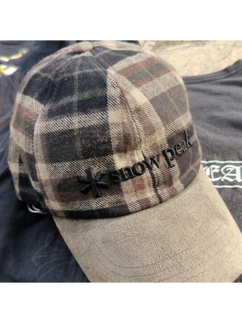 snow peak Snow Peak Tartan Checked Cap