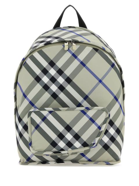 Burberry Printed nylon Shield backpack