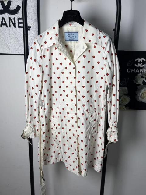 Prada Prada Heart Print Shirt
