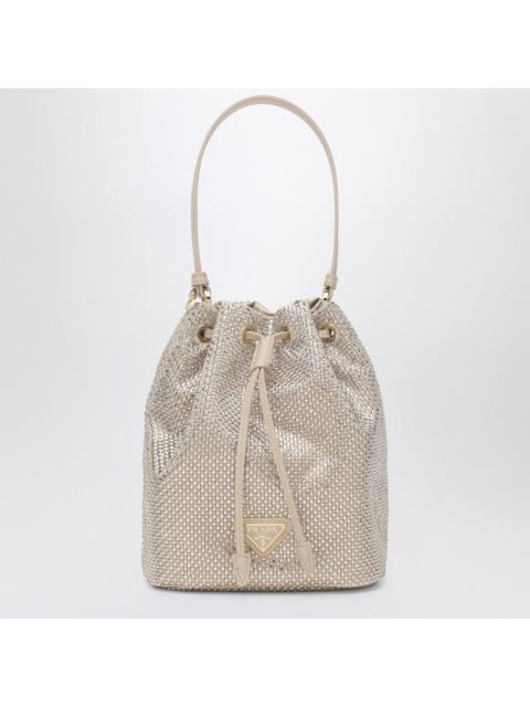 Prada Prada Sand-Coloured Bucket Bag With Crystals Women
