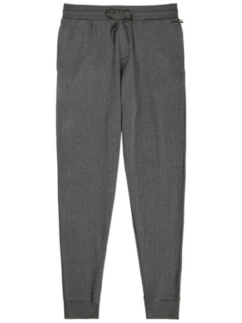 BOSS Boss Tapered-leg Cotton-blend Sweatpants