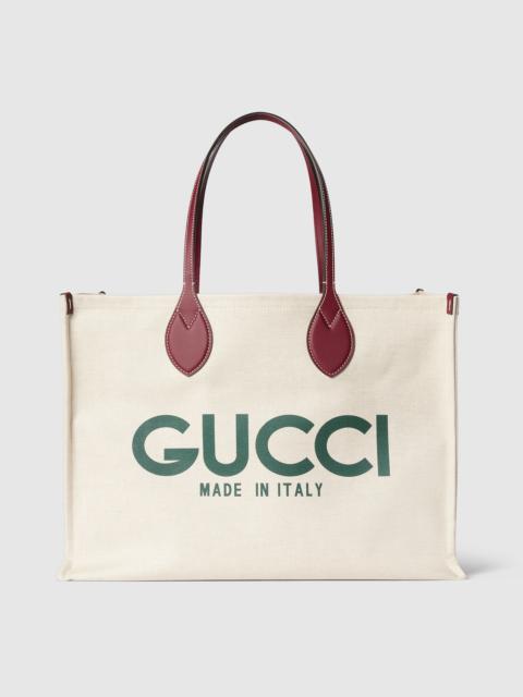 GUCCI Large tote bag with Gucci print