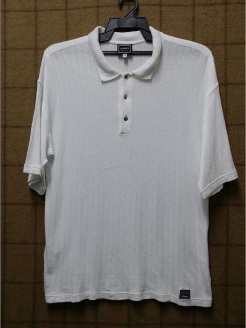 VERSACE JEANS COUTURE AUTHENTIC VERSACE JEANS COUTURE POLO VISCOSE/RAYON SHIRT