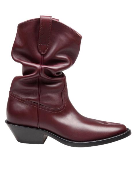 Maison Margiela Tabi Cowboy Boots Made Of Calfskin