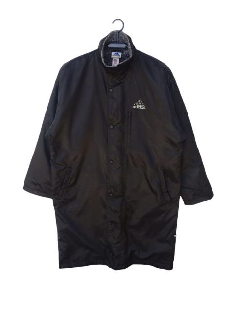 Other Designers Vintage 90s Adidas Sherpa Lined Long Jacket