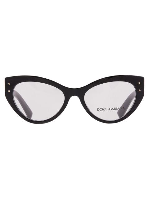 Dolce & Gabbana Dolce and Gabbana Demo Cat Eye Ladies Eyeglasses DG3403 501 54