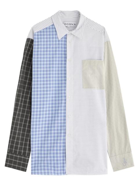 JW Anderson JW Anderson Patchwork Printed Cotton Shirt