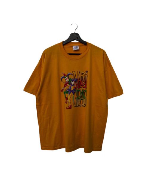 Other Designers Vintage - VINTAGE MARDI GRAS HANES 90's BIG LOGO TEE SHORT SLEEVE
