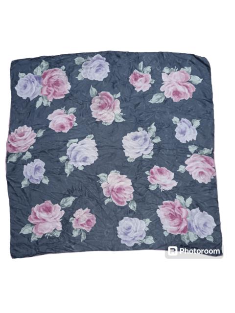 Other Designers MILA SCHON ROSES SILK SCARVES