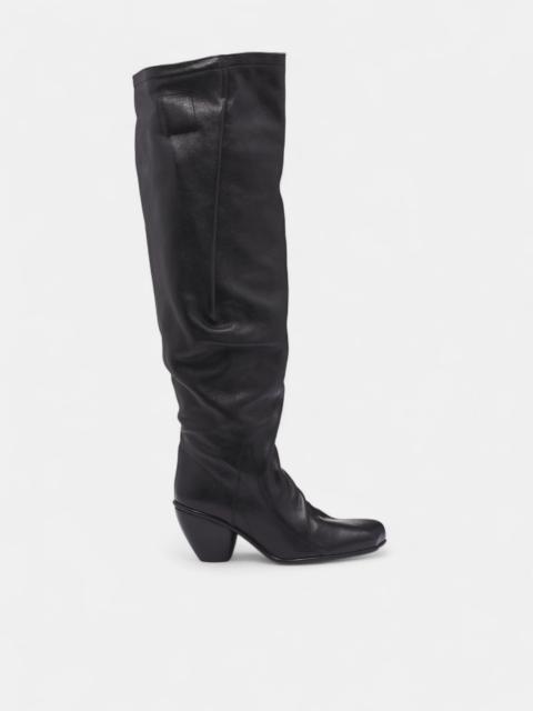 Vivienne Westwood Black Leather River Boot