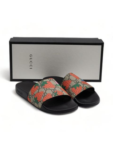Gucci Strawberry Slides