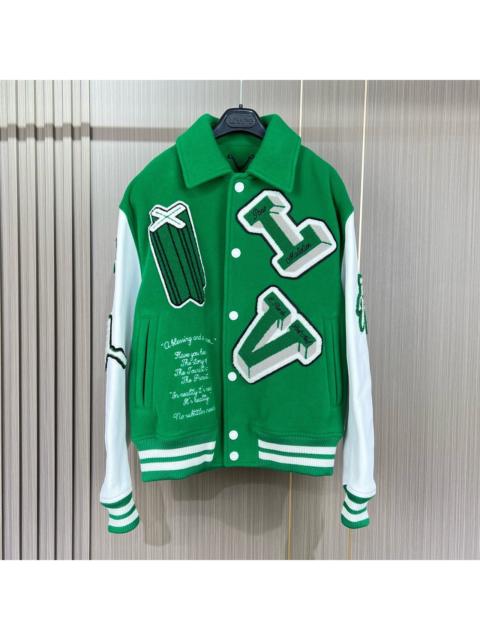 Louis Vuitton Louis Vuitton "Wizard of Oz" embroidered letter baseball jacket
