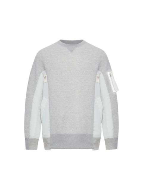 sacai SACAI Gray Sweatshirt New & Authentic (Men's size:S;)