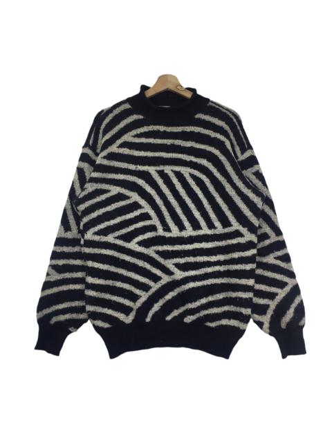 Other Designers Hiroko Koshino Homme - Vtg 90’ HIROKO KOSHINO HOMME London Striped Sweater Fleece