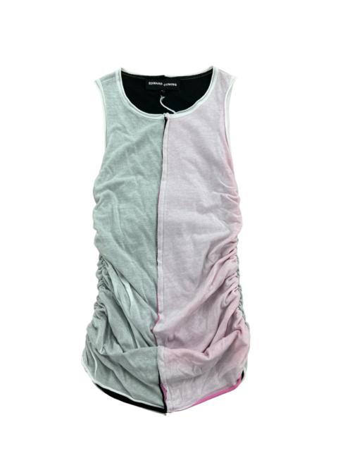 EDWARD CUMING Edward Cuming Double Jersey Gathered Tank