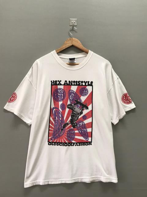 Other Designers Vintage - Vintage 90s Hex Antistyle Skate Pop Art Tee