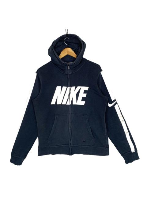 Nike Vintage Nike Streetwear Colour Faded Full Zip Hoodie Size S